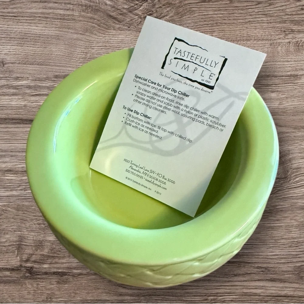 Tastefully Simple Dip Chiller - New In Box